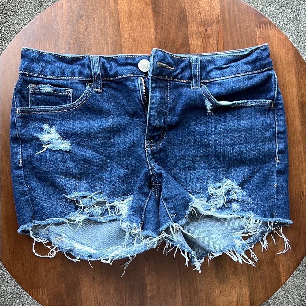 Distressed Denim Women's Shorts